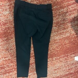 Loft 2Petite High Waist Black Skinny Pants Jeans Trousers